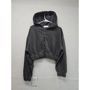 😍😍 Talentless NWOT Premium Zip Up Crop Jacket SZ Medium 100% Cotton! 😍😍